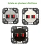 Prise Haut-Parleur Double Dooxie, Legrand, Blanc