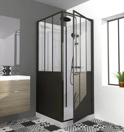 Cabine de douche carrée L.90 x l.90 cm, Artelo