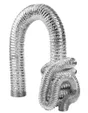 Conduit souple aluminium EQUATION, Diam. 150/150 mm, L. 3 m Csa150