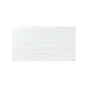 Radiateur éléctrique double système chauffant Malao, SAUTER, 2000 W horizontal, blanc