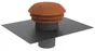 Chapeau de toiture tuile PVC EQUATION, Diam.125 mm