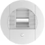 Bouche d'extraction pvc EQUATION, Diam.80/80 mm Bhyw/p