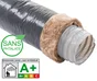 Conduit souple isolé pvc / laine de verre EQUATION, Diam.150/150 mm, L.6 m