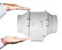 Aérateur extracteur intercalé à interrupteur S&P Td 120 mm