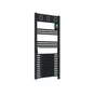 Sèche-serviettes électrique soufflant SAUTER 500 + 1000W, H108 x l50 cm Marapi anthracite