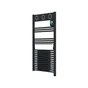 Sèche-serviettes électrique soufflant SAUTER 500 + 1000W, H108 x l50 cm Marapi anthracite