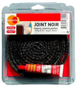 Joint en fibre de verre rond + colle, diam. 8 mm