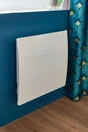 Radiateur électrique à inertie fonte Spring, HJM, 1000 W horizontal blanc