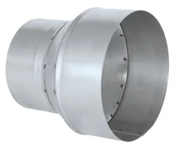 Réduction acier galvanise air chaud diam. 150 / 125 mm