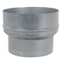 Réduction acier galvanise air chaud diam. 150 / 125 mm