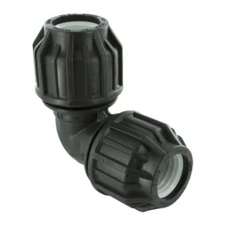 Raccord Coudé 90° À Compression Plastique F 26 X 34 Pour Tube En Polyéthylène