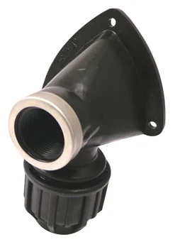 Raccord Coudé Applique Compression Plastique F 20 X 27, Tube En Polyéthylène