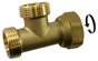 Té double M/F à visser laiton F 15 x 21 pour cuivre