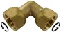 Coude à visser laiton F 20 X 27 pour tube en cuivre