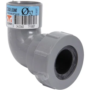 Coude 87.3° En Pvc À Coller / À Joint, Femelle / Femelle, D.32