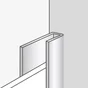 Profil De Départ Et Finition Pour Lambris Pvc 2.2 X 1 Cm, L. 2.6 M