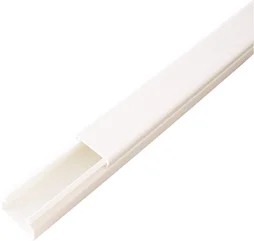 Moulure en pvc, H.2.5 X P.1.8 cm blanc