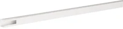Moulure en pvc, H.1.5 X P.1.5 cm blanc