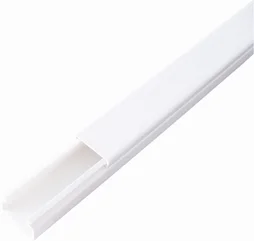 Moulure en pvc, H.4 X P.2.5 cm blanc