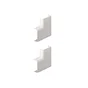 Angle plat pour moulure 12 x 20 mm blanc lot de 2 tehalit