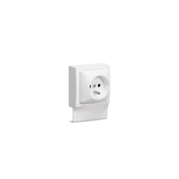 Adaptateur Blanc Pour Moulure, H. 9.4 X P.3.8 Cm
