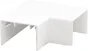 Lot De 4 Angles Plats Blanc Pour Moulure, H. 4 X P.1.1 Cm