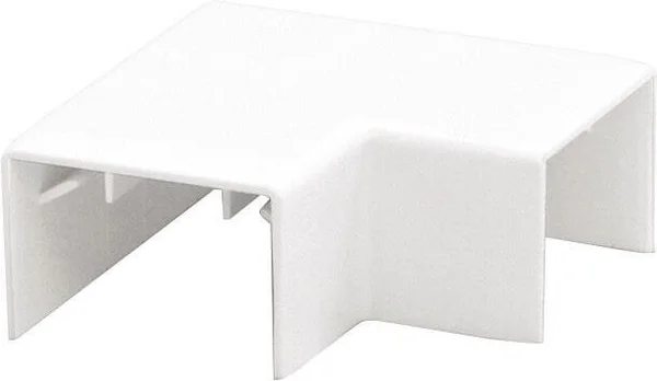 Lot De 4 Angles Plats Blanc Pour Moulure, H. 4 X P.1.1 Cm