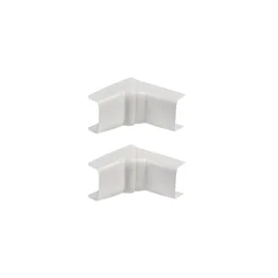 Lot De 2 Angles Intérieurs Variables Blanc Pour Moulure, H. 2.6 X P.1.5 Cm