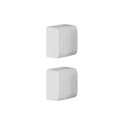 Lot De 2 Embouts Blanc Pour Moulure, H. 3.4 X P.1.5 Cm
