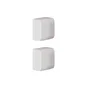 Lot De 2 Embouts Blanc Pour Moulure, H. 3.4 X P.1.5 Cm