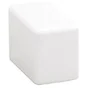 Lot De 4 Embouts Blanc Pour Moulure, H. 2.3 X P.1.1 Cm