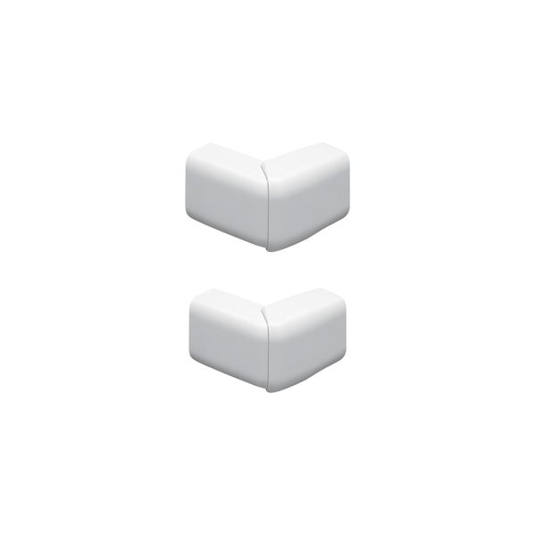 Lot De 2 Angles Extérieurs Variables Blanc Pour Moulure, H. 2.6 X P.1.5 Cm
