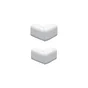 Lot De 2 Angles Extérieurs Variables Blanc Pour Moulure, H. 2.6 X P.1.5 Cm