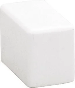 Lot De 4 Embouts Blanc Pour Moulure, H. 3.2 X P.1.1 Cm