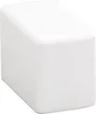 Lot De 4 Embouts Blanc Pour Moulure, H. 3.2 X P.1.1 Cm