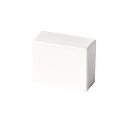 Embout Blanc Pour Goulotte, H. 9.5 X P.4.5 Cm