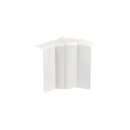 Angle Intérieur Variable Blanc Pour Goulotte, H. 6.3 X P.4.5 Cm