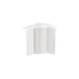 Angle Intérieur Variable Blanc Pour Goulotte, H. 6.3 X P.4.5 Cm
