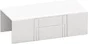 Lot De 2 Tés Blanc Pour Moulure, H. 1.8 X P.1.8 Cm