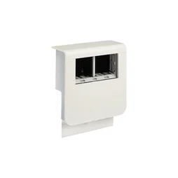 Adaptateur Blanc Pour Plinthe, H. 19 X P.16.5 Cm
