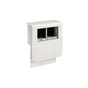 Adaptateur Blanc Pour Plinthe, H. 19 X P.16.5 Cm