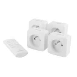 Lot De 4 Prises Télécommandables Intérieure Chacon, 3000 W