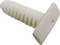 Lot de 20 chevilles pour goulotte ou moulure blanc pour moulure, H. 100 x P. 1 cm