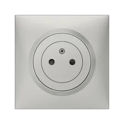 Prise Avec Terre Affleurante Complet Dooxie, Legrand, Aluminium