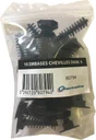 Lot de 10 embases pour cheville, L. 9 mm