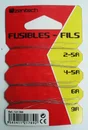 Fil Fusible Plomb 2-5A + 4-5A + 6A + 9A