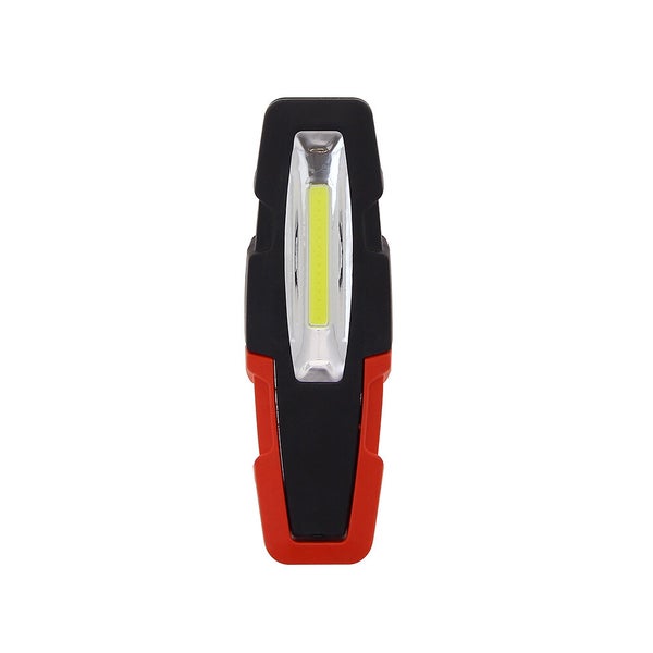 Baladeuse rechargeable 450 lm noire et rouge Xanlite