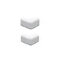 Lot De 2 Angles Extérieurs Variables Blanc Pour Moulure, H. 3.4 X P.1.5 Cm
