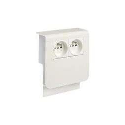 Adaptateur Blanc Pour Plinthe, H. 19 X P.16.5 Cm