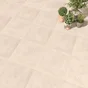 Carrelage Sol Extérieur Medio Effet Pierre Beige Clair Lazy L.45 X L.45 Cm